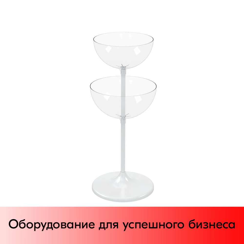 01_Дисплей UNIBOWL-TOWER (1100(203+230)х450(407+460)мм), 24 л и 17 л, Белый
