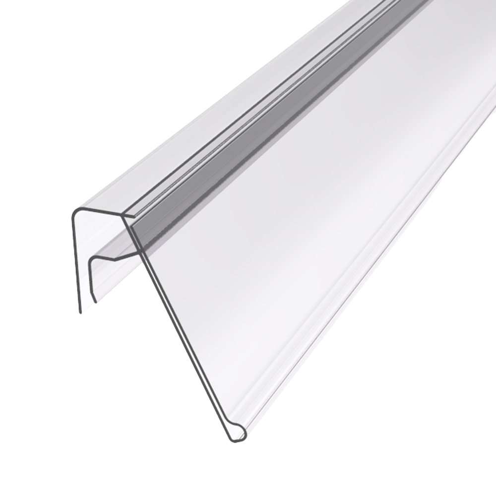 KE60, ценникодержатель на сетчатые корзины Нордика, высота вставки 60мм