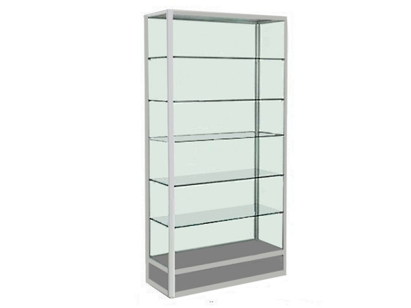 Витрина алюминиевая ВАП-5П (900х400х2100 мм), 5 полок_1