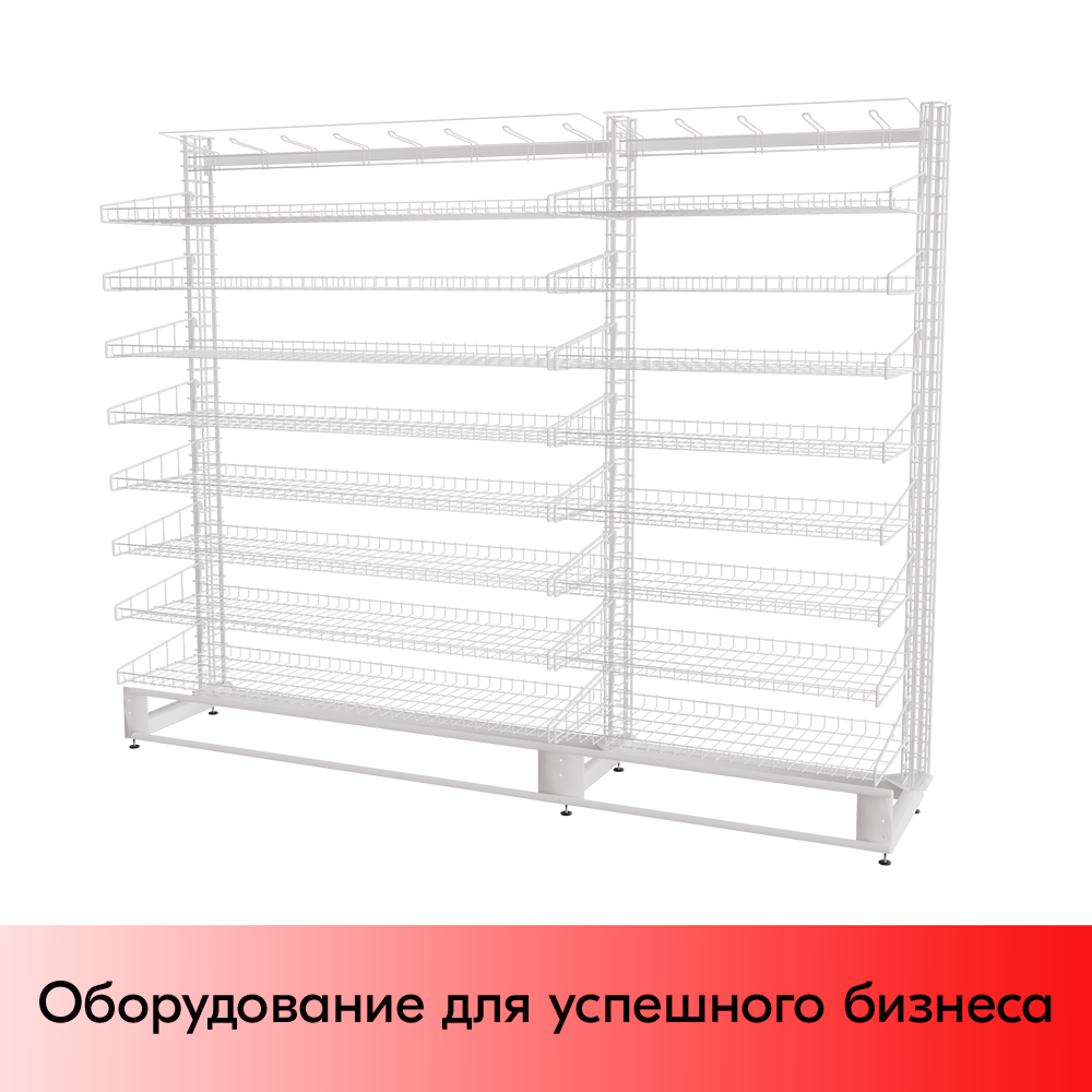 01_Прикассовый сетчатый модуль 1000+600мм пристенный