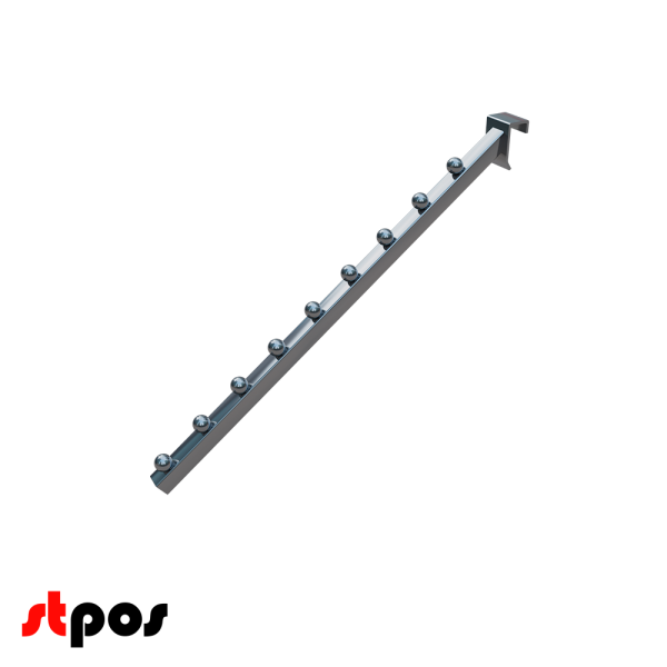 00_Кронштейн 9 шаров на штангу (30х15), хром