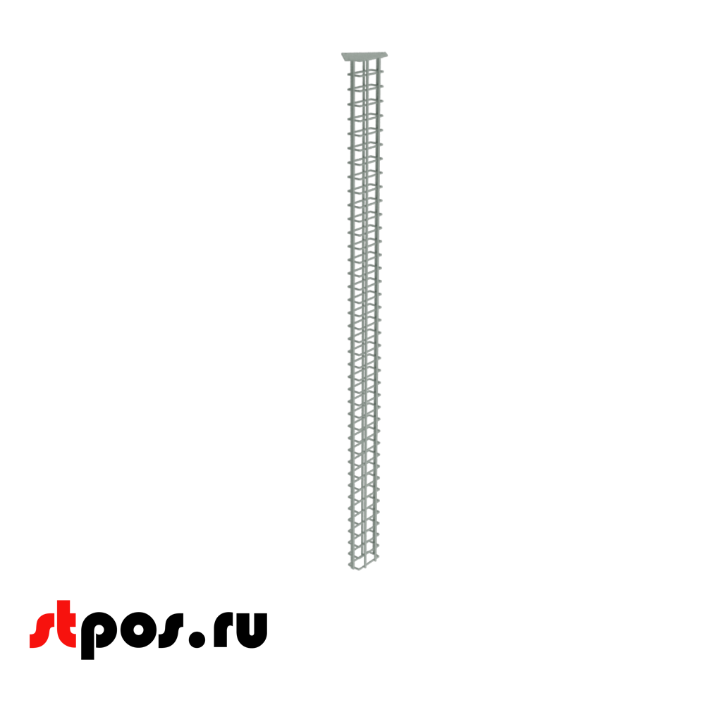 00_Стойка h 1567 RAL 9006 (серый)