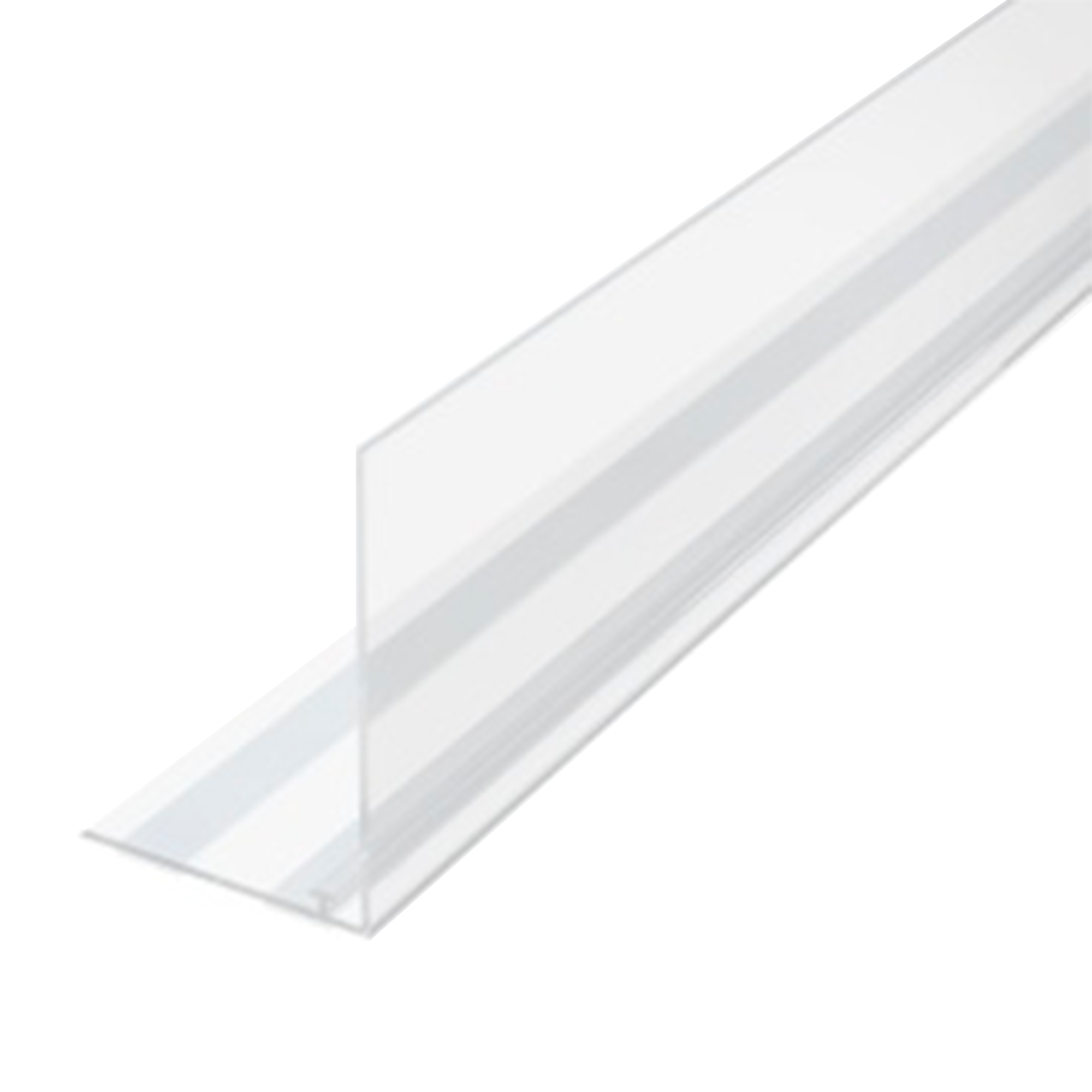 L-RAIL80 Пластиковый передний ограничитель высотой 80 мм с Т-профилем на ВСПЕНЕННОМ скотче