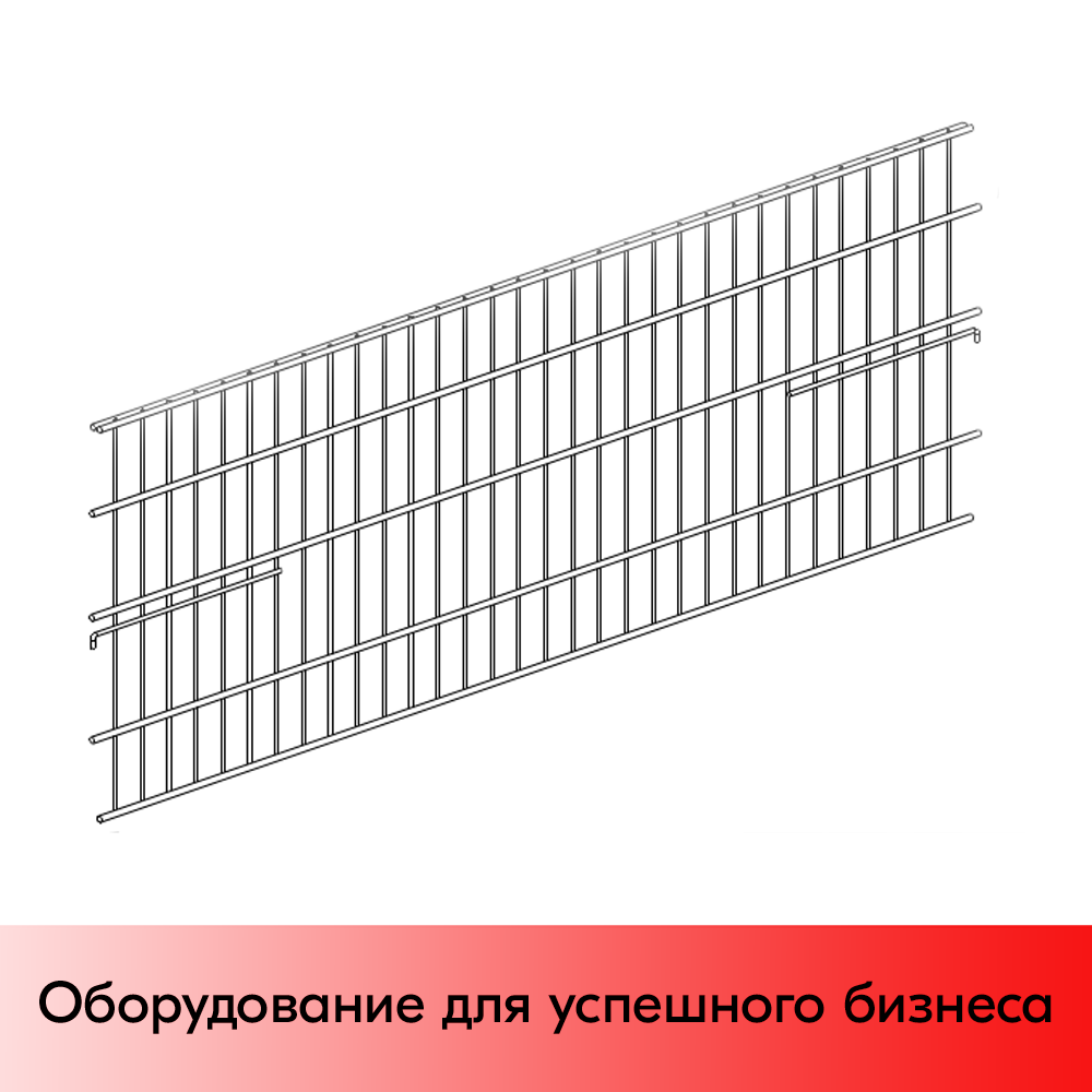 01_Стенка большая стола для распродаж глубокого 1200х700 мм (Цинк)
