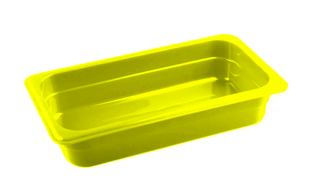 01_Гастроёмкость из полипропилена 325х265х65мм (GN1/2 h65) желтый