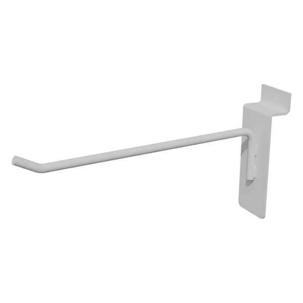 sk_Крючок для экономпанели одинарный, без наконечника 150мм, d5, Белый