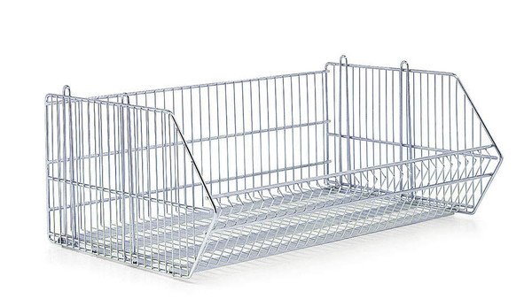 1_Корзина штабелируемая 1200х500х300 мм, окрашенная RAL7016