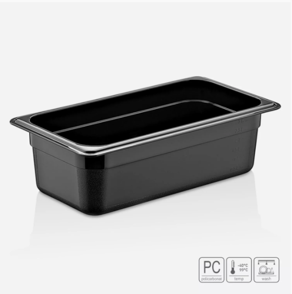 01_Гастроёмкость из поликарбоната 325х176х100 мм черная