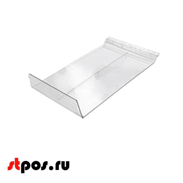 00_Полка 240х350мм, акрил, прозрачная