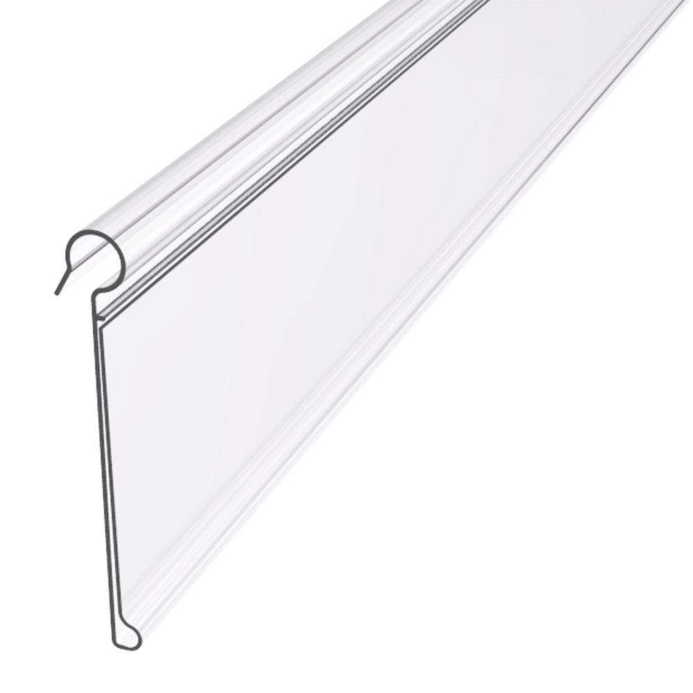 DRA26/VH26, ценникодержатель на корзины из металлических прутьев Нордика, высота вставки 26мм