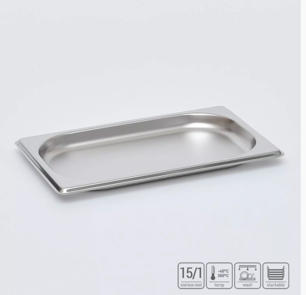 01_Гастроёмкость из нержавеющей стали 265х162х20 мм (GN1_4 h20)