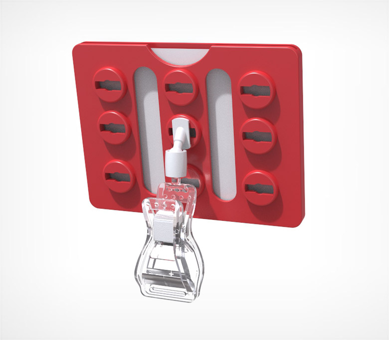 3_Переходник для крепления рамок ТЕХНО МИНИ на шарнирный держатель TECHNO-VL