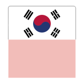 Шелфстоппер stpos ФЛАГИ (Южная Корея) из ПЭТ 0,3мм в ценникодержатель, 70х75 мм, розовый