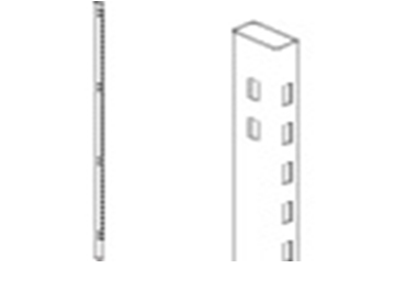 Стойка перфорированная  прямая, с регулируемой опорой.png