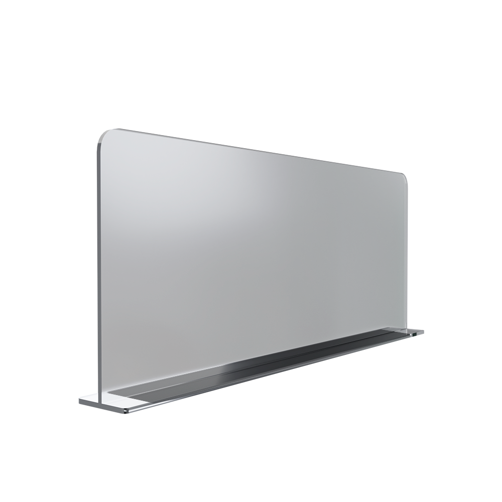 sk_Разделитель высотой 150 мм на Т-основании DIVT-150-TM, длина 380 мм с магнитным скотчем, без канта