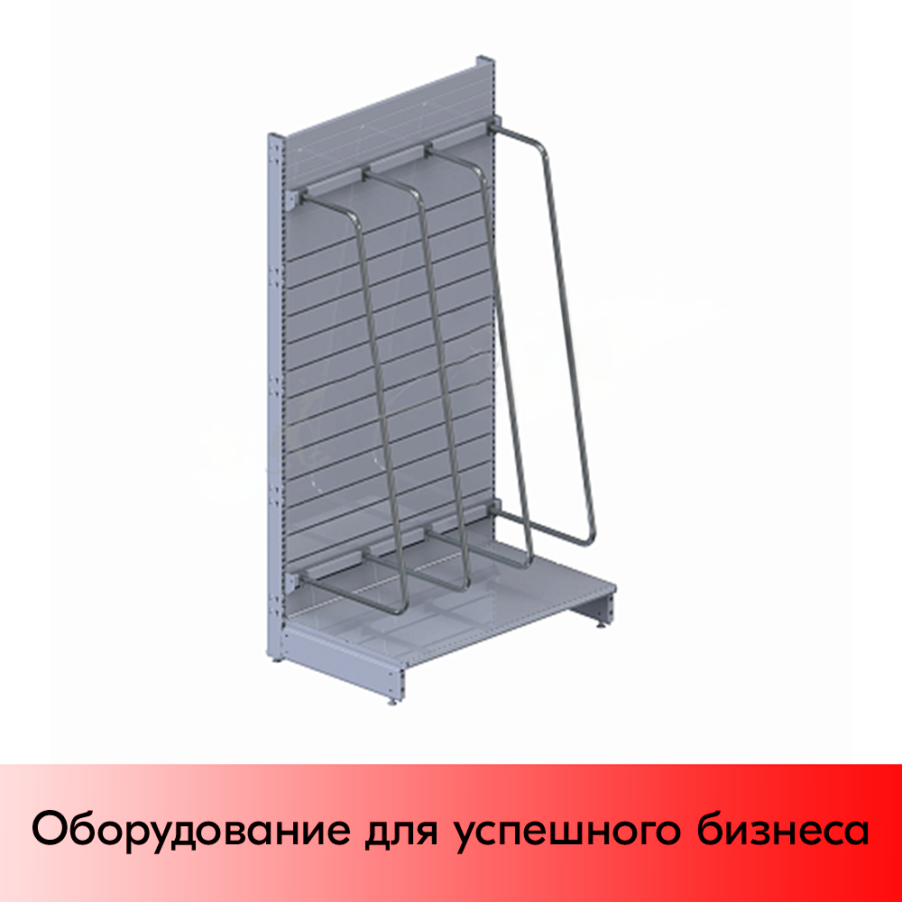 01_Разделитель на две штанги 40х20 мм, 1400х500 мм, ø 22 мм, Глянец, RAL9016, Белый