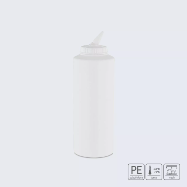 01_Диспенсер для соуса 0,5л, носик поворотный, Белый