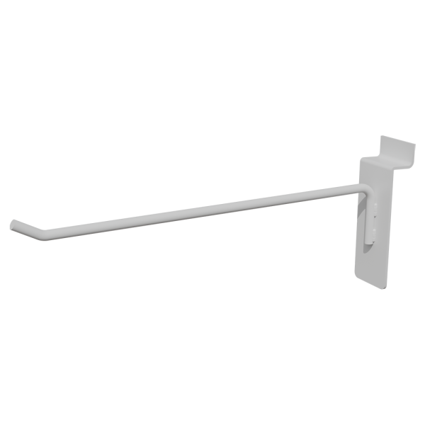 sk_Крючок для экономпанели одинарный, без наконечника 200мм, d5, Белый