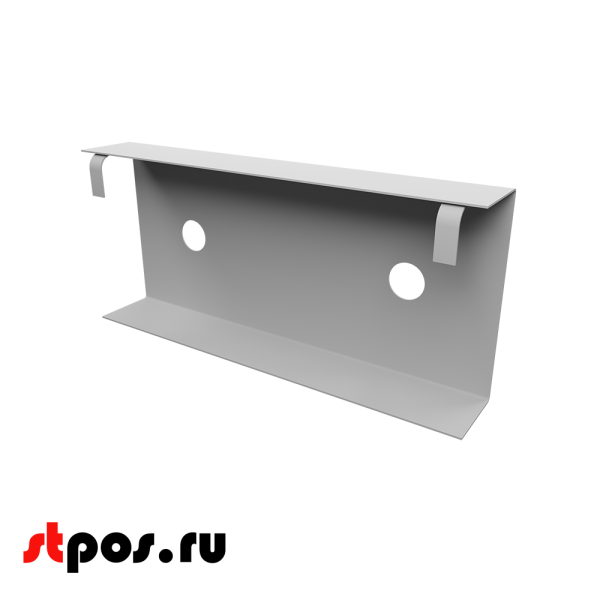 00_Пластина на сетку для смесителей (П-образная), RAL9003, Белый