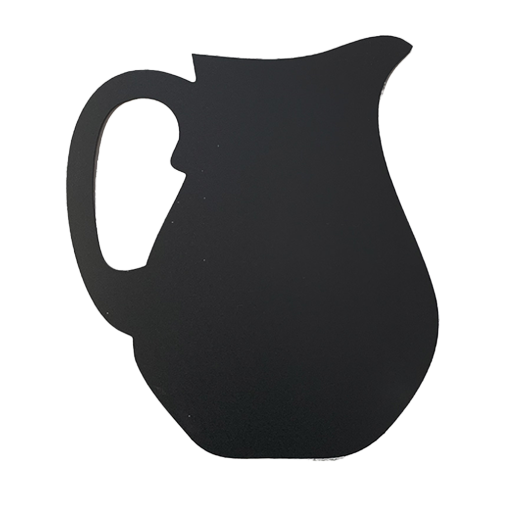 Меловой ценник-фигура "КУВШИН"