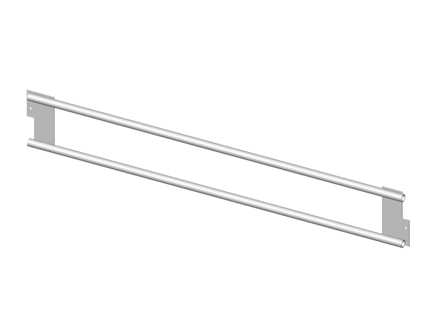1_Отбойник прямой 1055мм RAL 6018 (светло-зеленый)