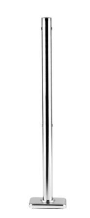 1_Столбик ограждения (стойка)  1060 мм, ХРОМ