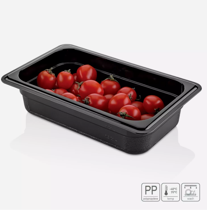 02_Гастроёмкость из полипропилена 265х162х65 мм, черный