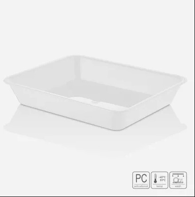 01_Гастроёмкость из полипропилена 325х265х65 мм, Белый