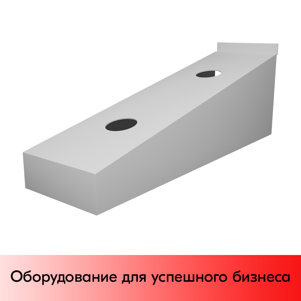 Держатель для 2-х смесителей для экономпанели, 372х105мм, сталь 1,2мм,RAL9005,Черный