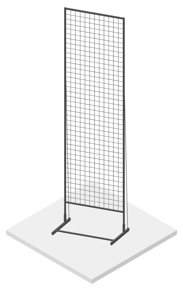 1_Стенд односторонний 2230х630 крашеный Белый