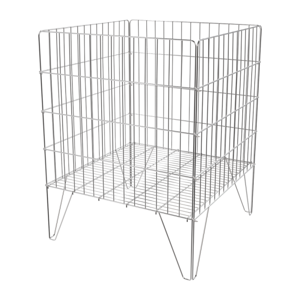 sk_Корзина для распродаж 600x600х800мм (5/3, 25х150), крепление на хомутах (16шт), цинк-хром