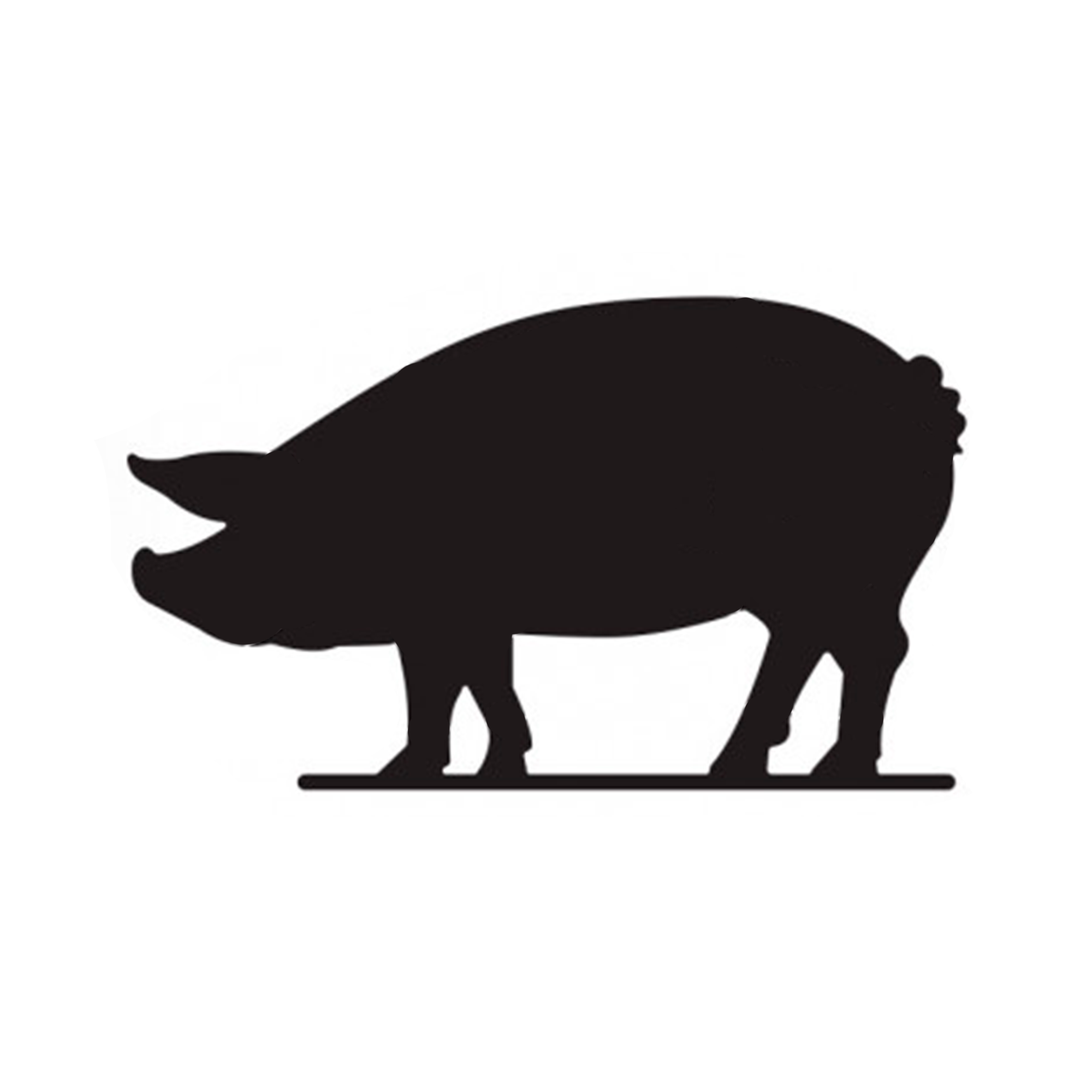 Меловой ценник-фигура "ХРЮШКА"