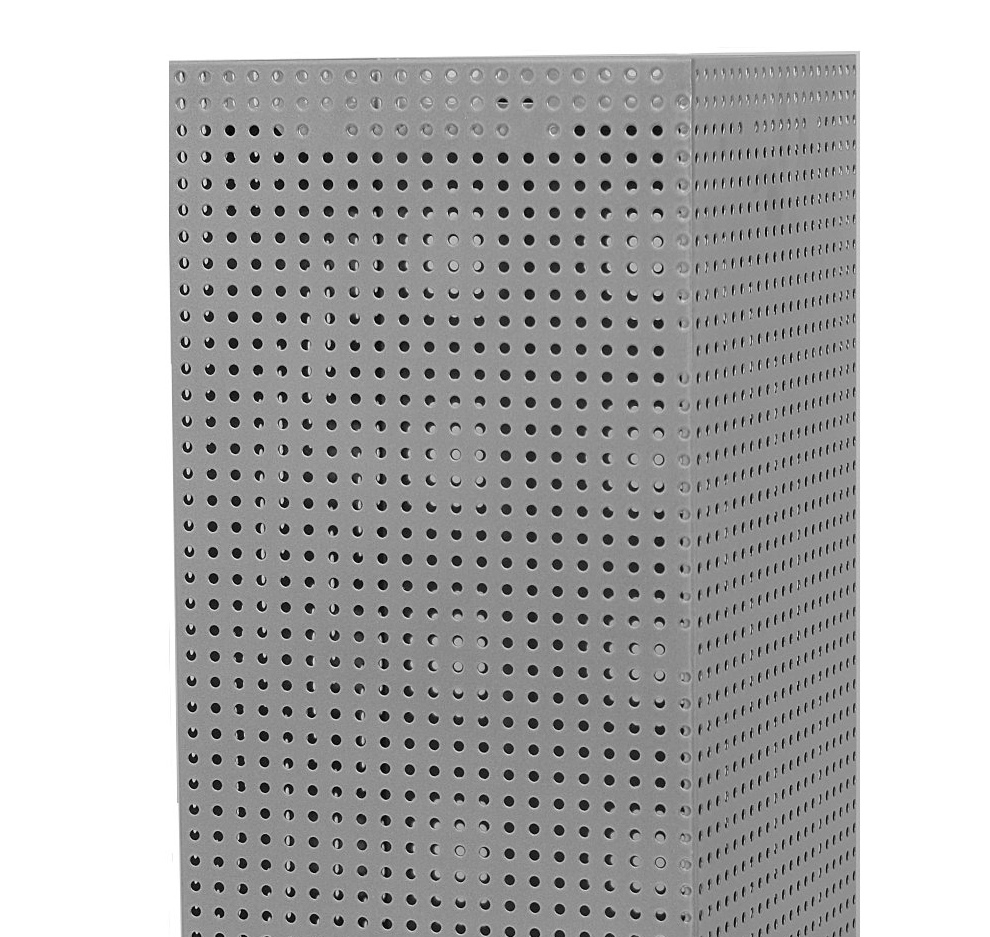 02_Стойка вращающаяся настольная, высота 700 мм, ширина 250 мм, глубина 250 мм, металл перфорированный