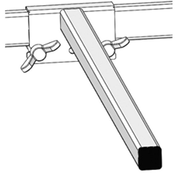 1_Разделитель погонажных изделий на штангу 30х15 мм, 500 мм