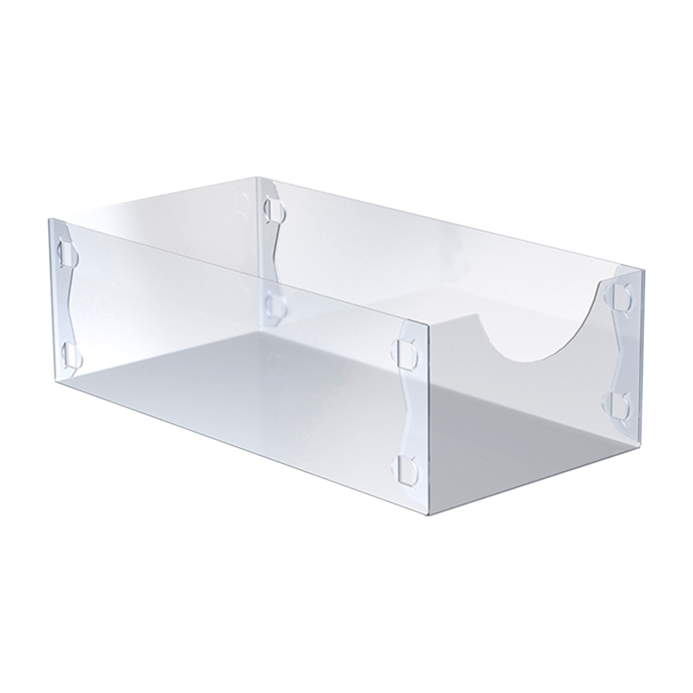 ref1_Накопитель универсальный  FLATBOX складной, пластиковый, 480х240х150мм, Прозрачный