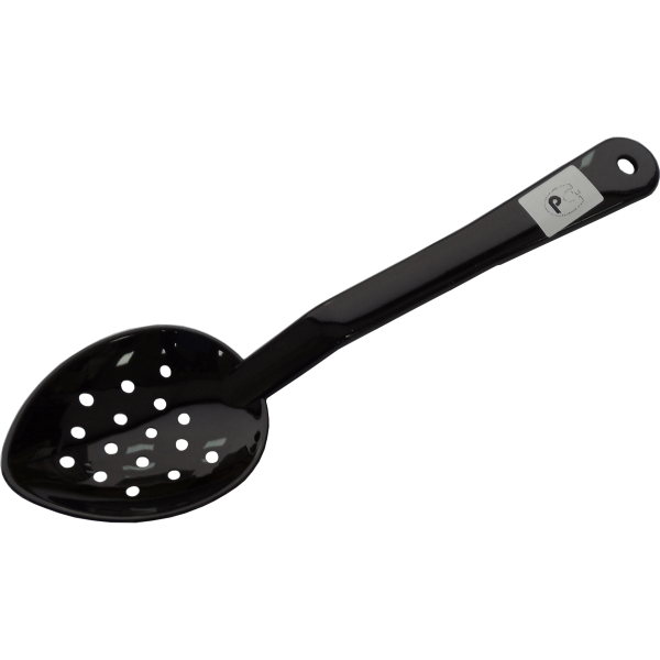 01_Ложка перфорированная из пластика 283х73 мм, Черный