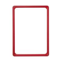 01_Пластиковая рамка с закругленными углами формата А4 (210х297мм), PF-А4, Красный