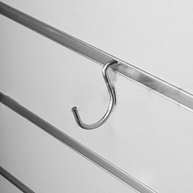 sk_Крючок S-образный полукруглый для экономпанели универсальный, цинк, d4 мм