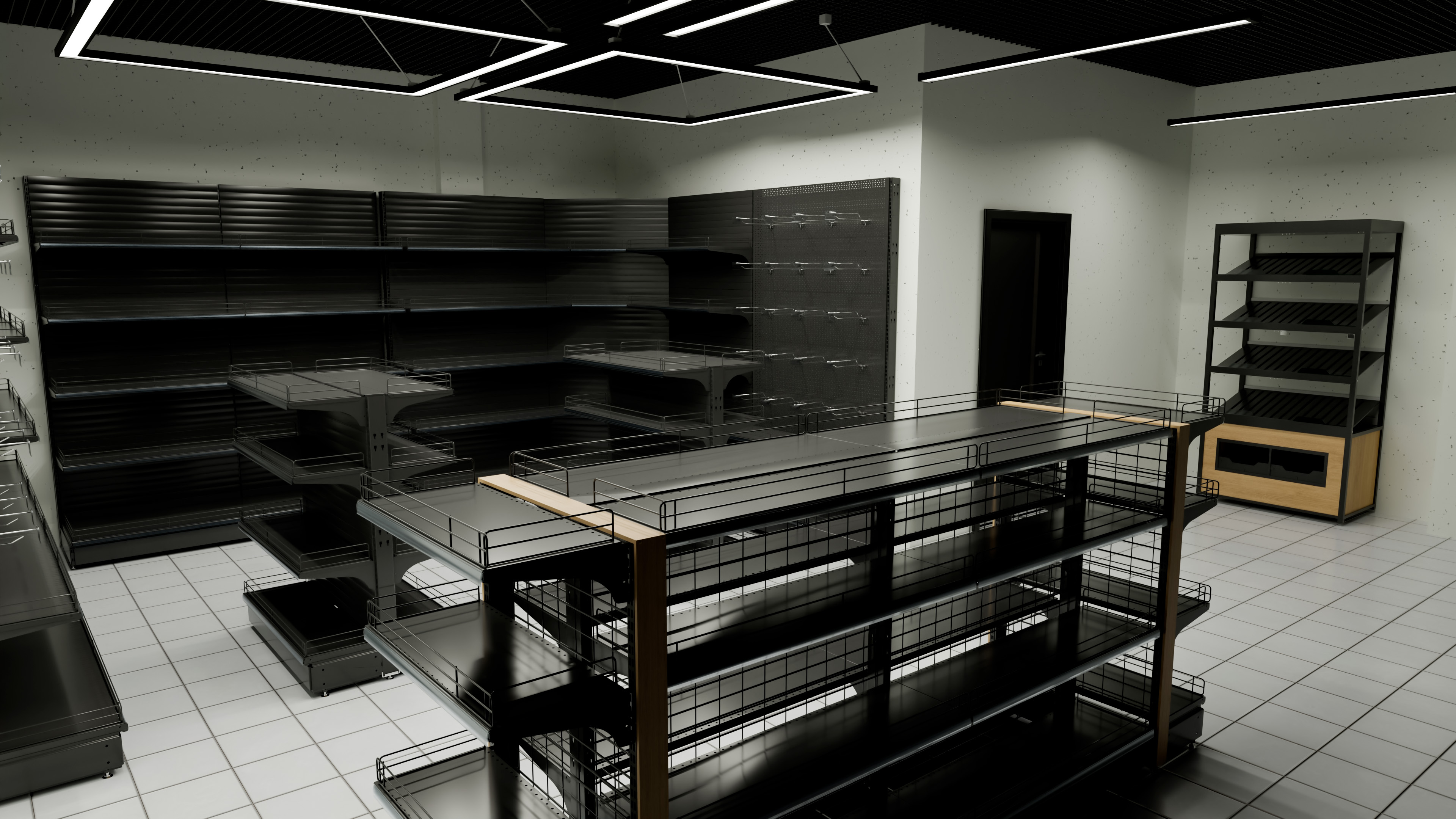 АЗС в темных тонах