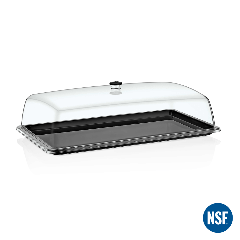 02_Поднос прямоугольный 530х325х20 мм (GN 11 h20) черный