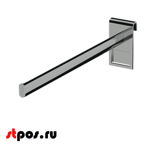 00_Кронштейн на сетку горизонтальный 300мм, хром