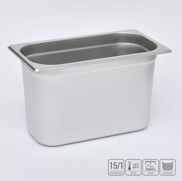 01_Гастроёмкость из нержавеющей стали 325х176х200 мм (GN1_3 h200), 6,6 л