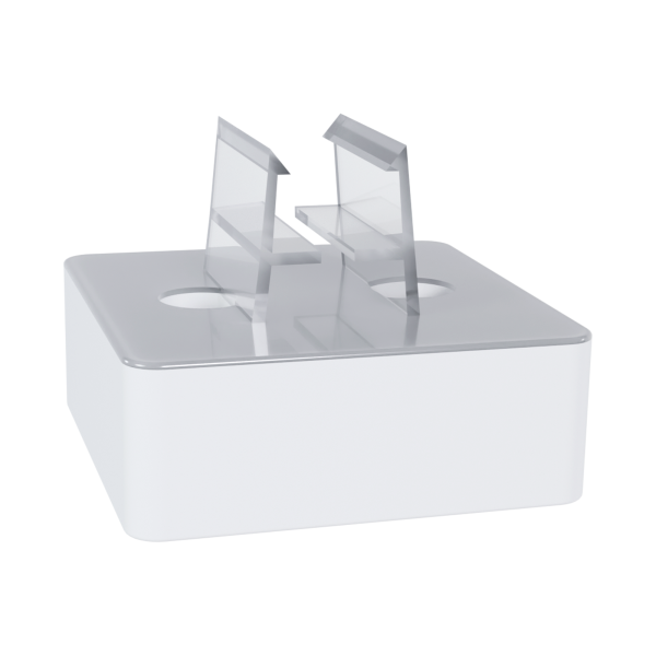 sk_Магнитный держатель рамки под углом 90° к поверхности А6-А3 MAGNET-90, Белый