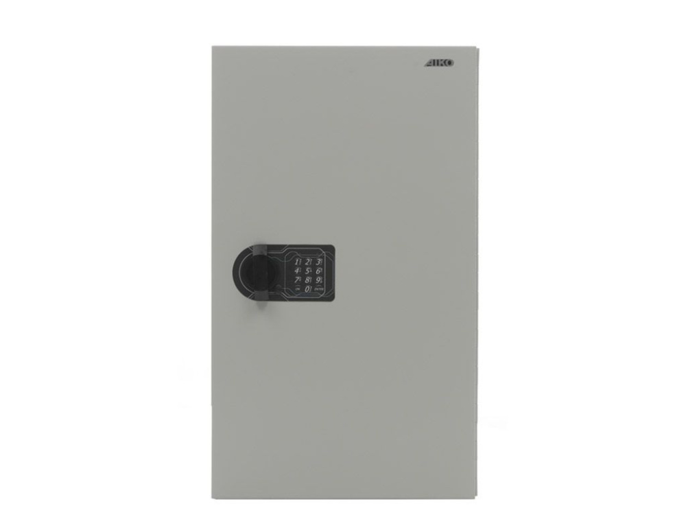 02_Ключница металлическая KEY-195 EL, высота 600 мм, ширина 355 мм, глубина 98 мм, цвет серый