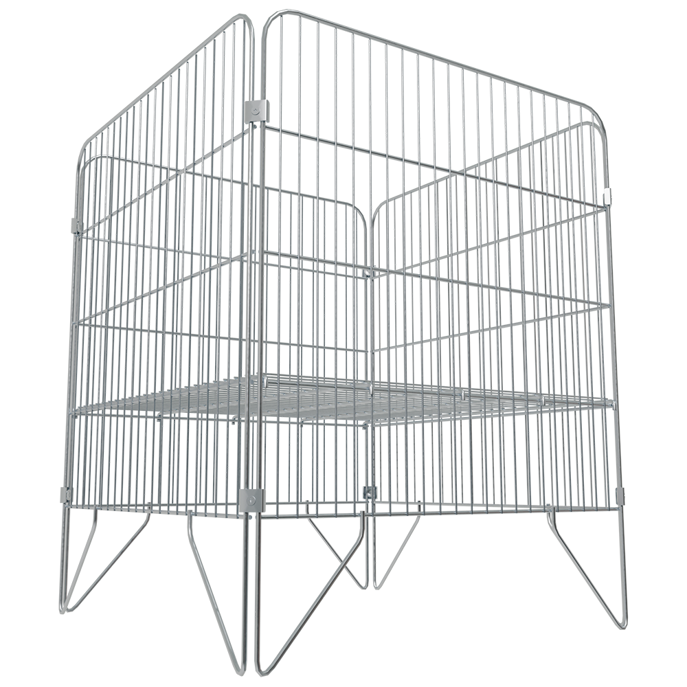 01_Сетчатые ЭЛЕМЕНТЫ корзины акционной 600х600 мм, h780 мм, цинк