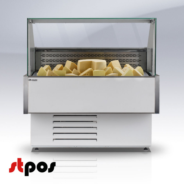 1_Холодильная витрина CRYSPI GAMMA-2 QUADRO (0...+7) 1500, LED БЕЗ БОКОВИН, 1518х1093х1208