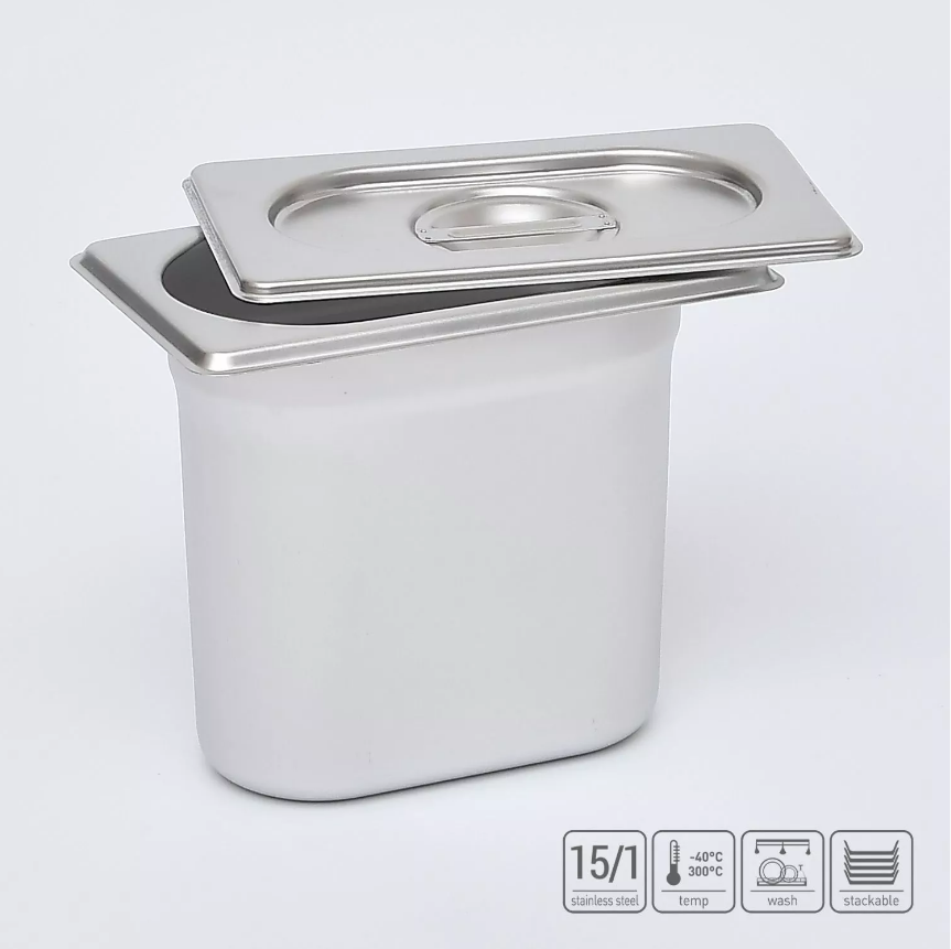 02_Гастроёмкость из нержавеющей стали 176х108х150 мм (GN1_9 h150), 1,4 л
