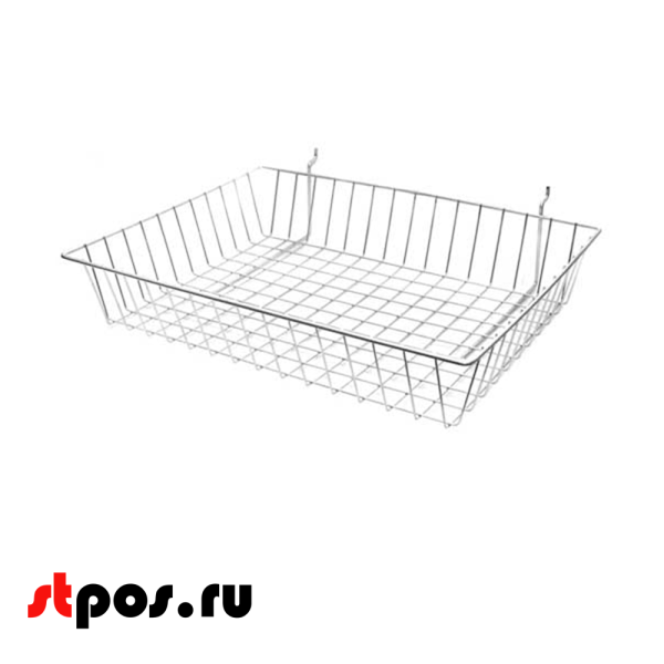 00_Корзина для экономпанели металлическая, F197, Хром