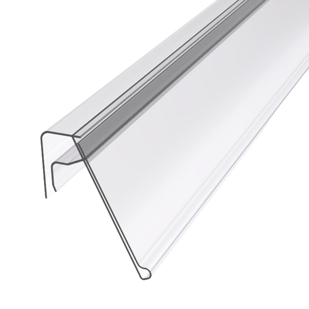 KE39, ценникодержатель на сетчатые корзины Нордика, высота вставки 39мм