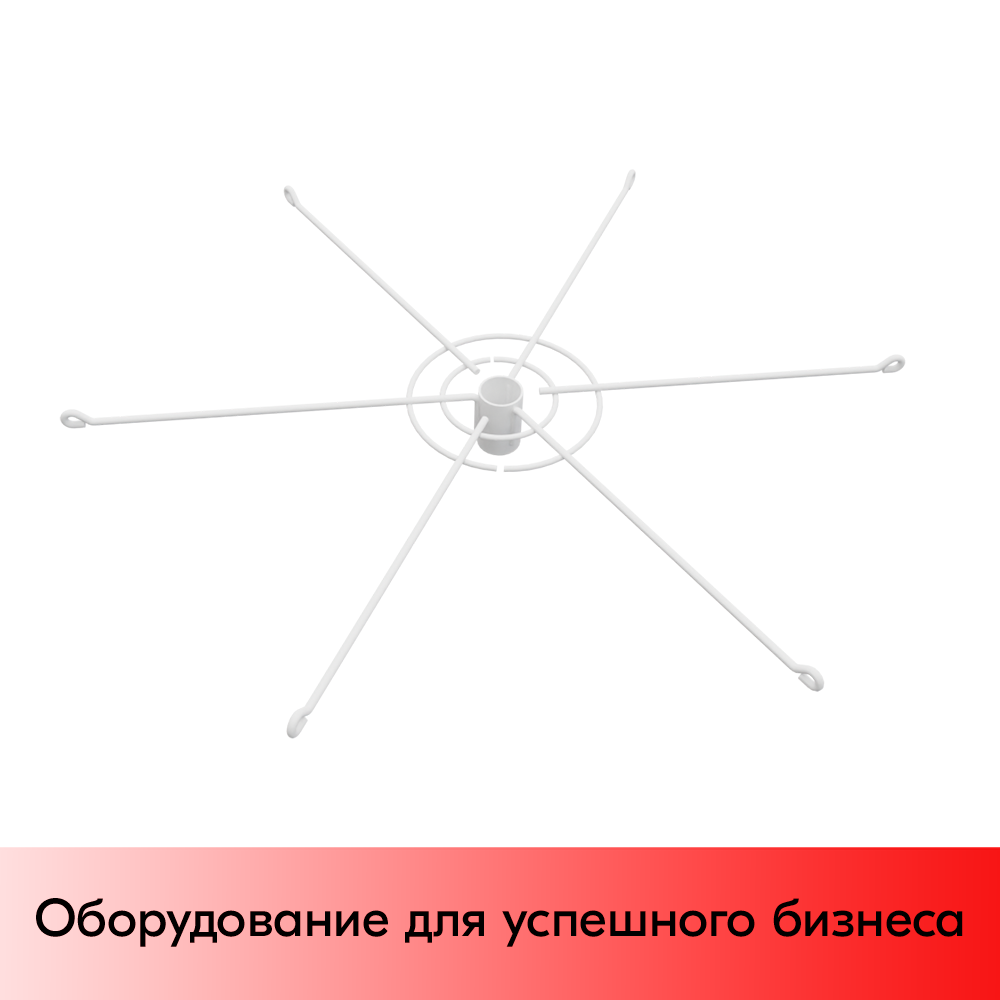 01_Дисплей 6-и штыревой для использования с замком, RAL9016, Белый